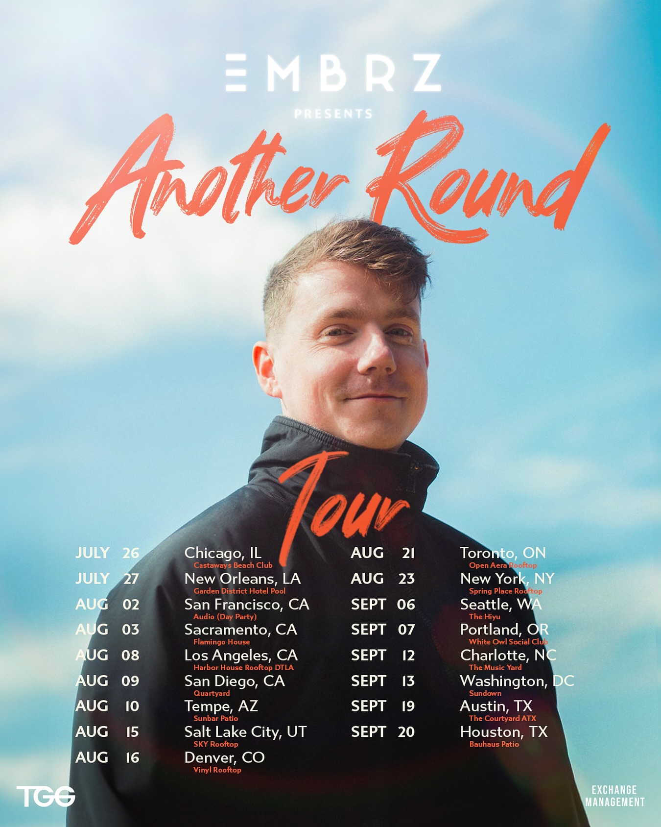 EMBRZ Another Round Tour Poster 2025